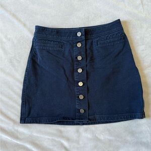 Aritzia Wilfred Free Button-Front Mini Skirt